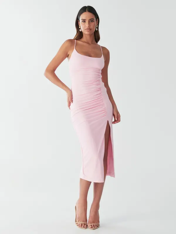 BWLDR BWLDR Obleka 'LANI DRESS'  roza