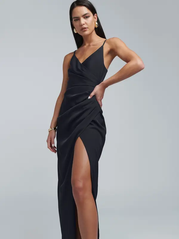 BWLDR BWLDR Obleka 'MORLEY DRESS'  črna