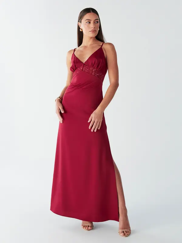 BWLDR BWLDR Obleka 'PEDRO DRESS'  rdeča