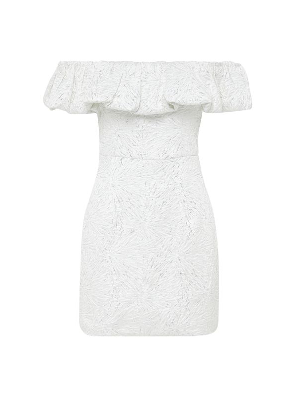 BWLDR BWLDR Obleka 'SASH'  srebrno-siva / bela