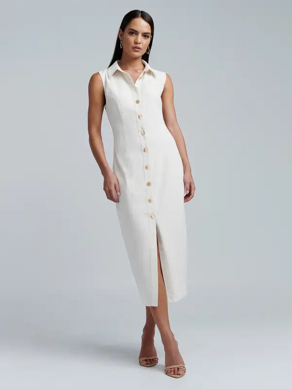BWLDR BWLDR Obleka 'Stassi'  nude
