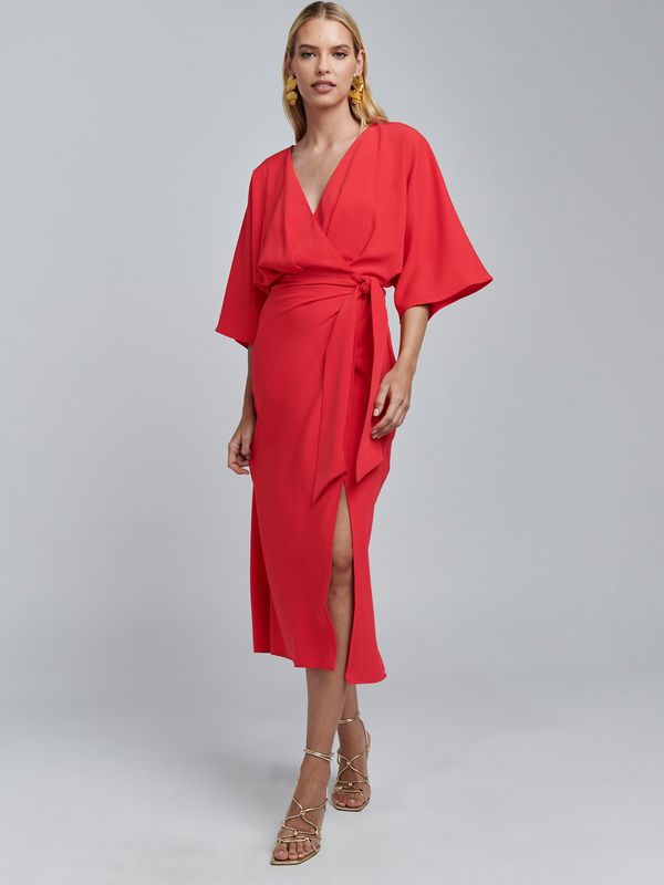 BWLDR BWLDR Obleka 'Thais'  svetlo rdeča