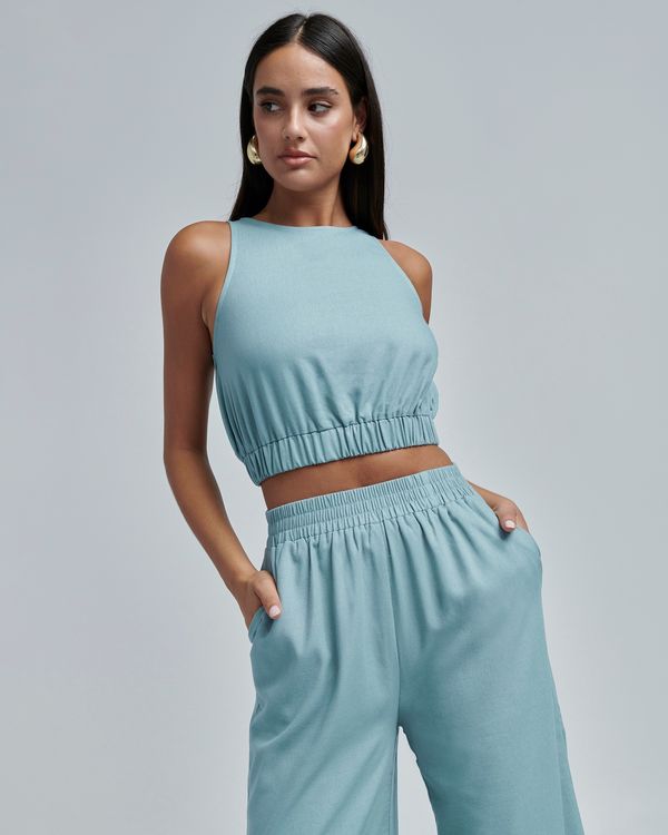 BWLDR BWLDR Top 'Laila'  svetlo modra