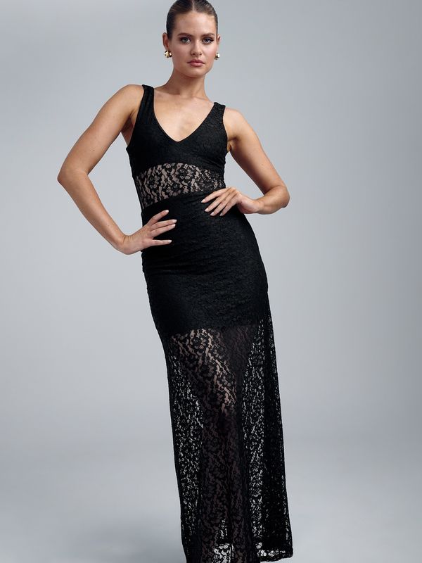 BWLDR BWLDR Večerna obleka 'SOLO'  črna