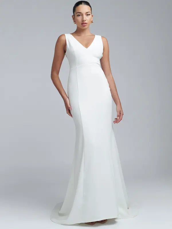 BWLDR BWLDR Večerna obleka 'VIOLA GOWN'  bela