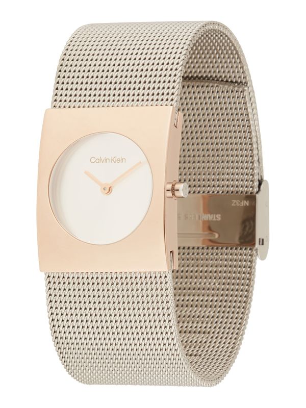 Calvin Klein Calvin Klein Analogna ura 'PULSE'  zlata / srebrna / bela