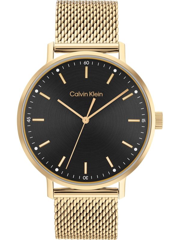 Calvin Klein Calvin Klein Analogna ura  zlata / črna