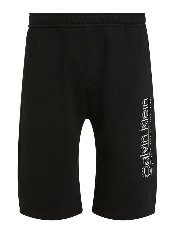 Calvin Klein Big & Tall Calvin Klein Big & Tall Hlače  črna / off-bela