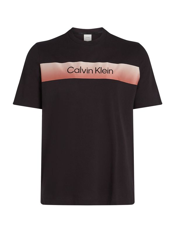 Calvin Klein Big & Tall Calvin Klein Big & Tall Majica  nude / kostanj rjava / črna