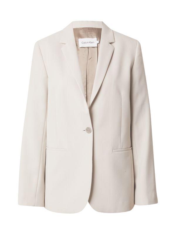 Calvin Klein Calvin Klein Blazer 'ESSENTIAL'  svetlo siva