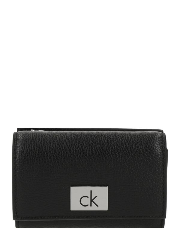 Calvin Klein Calvin Klein Denarnica  črna / srebrna