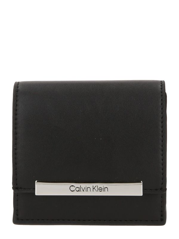 Calvin Klein Calvin Klein Denarnica  črna / srebrna