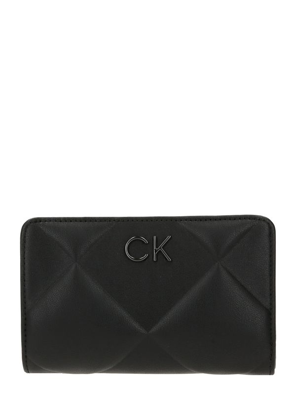 Calvin Klein Calvin Klein Denarnica 'RE-LOCK QUILT BIFOLD WALLET'  črna