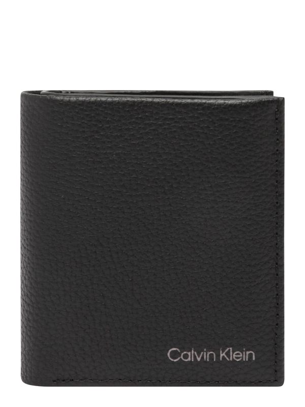 Calvin Klein Calvin Klein Denarnica 'Warmth'  srebrno-siva / črna