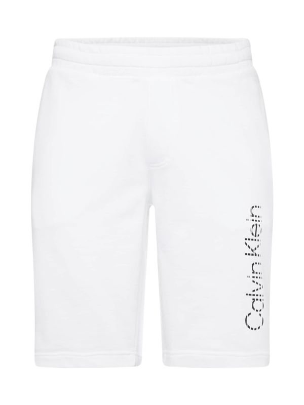 Calvin Klein Calvin Klein Hlače 'Degrade'  črna / bela