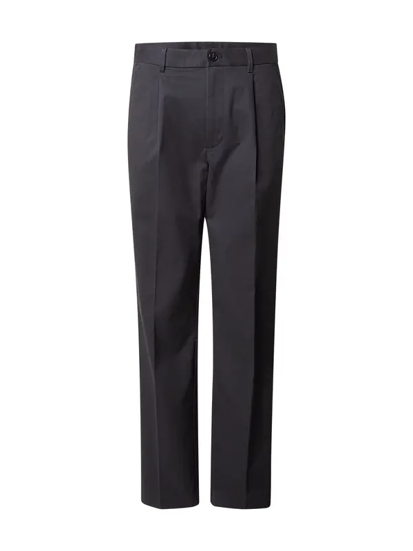 Calvin Klein Calvin Klein Hlače z naborki  črna