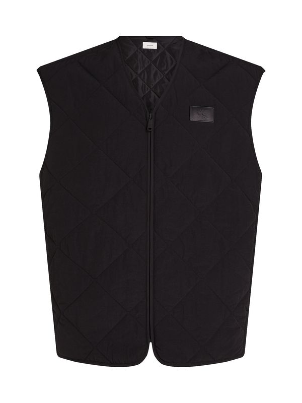 Calvin Klein Jeans Calvin Klein Jeans Brezrokavnik 'Gilet'  črna