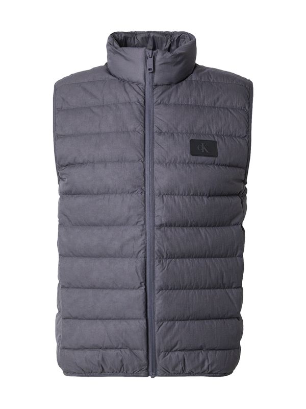 Calvin Klein Jeans Calvin Klein Jeans Brezrokavnik 'Gilet'  temno siva