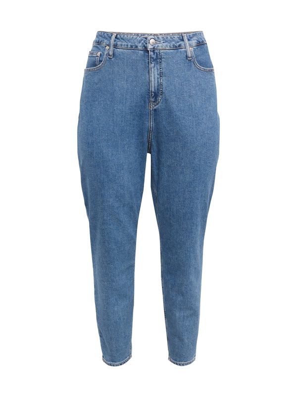 Calvin Klein Jeans Curve Calvin Klein Jeans Curve Kavbojke 'MOM Jeans PLUS'  moder denim / bela