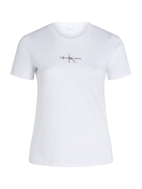 Calvin Klein Jeans Curve Calvin Klein Jeans Curve Majica  črna / bela