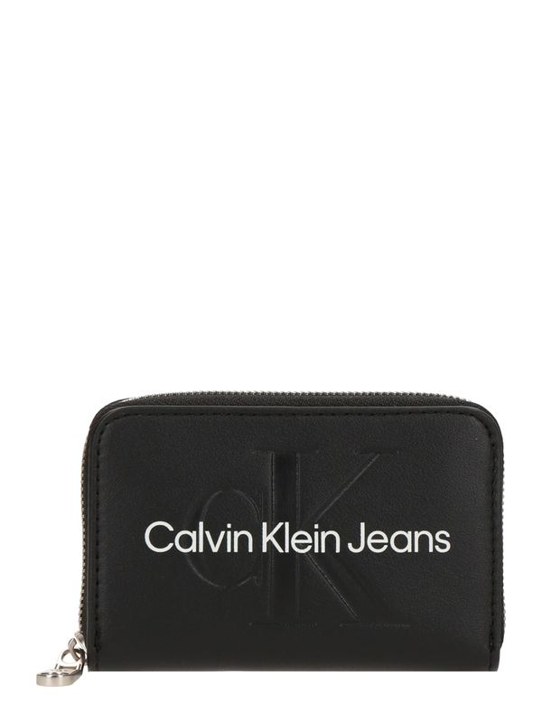 Calvin Klein Jeans Calvin Klein Jeans Denarnica  črna / bela