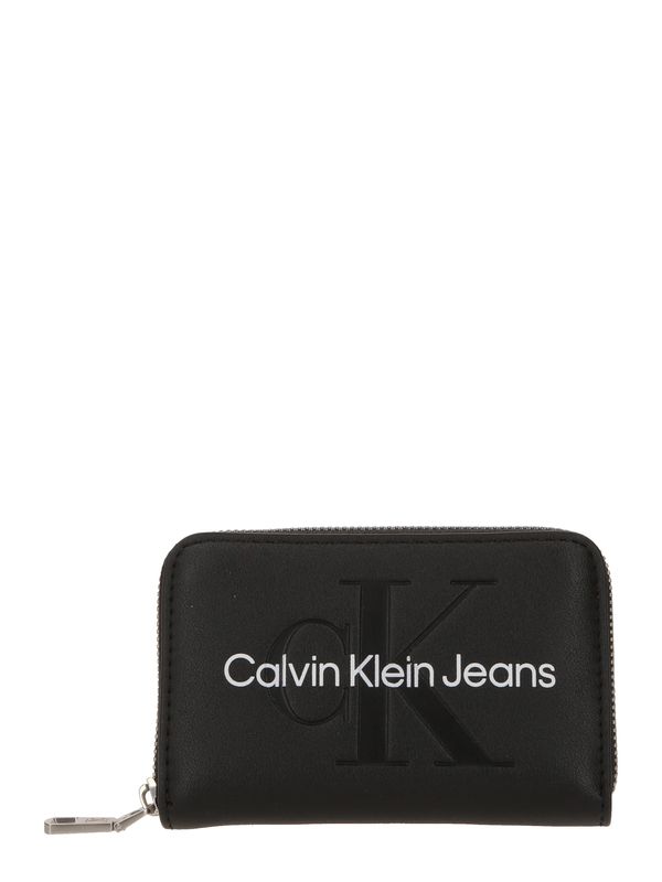 Calvin Klein Jeans Calvin Klein Jeans Denarnica  črna / bela