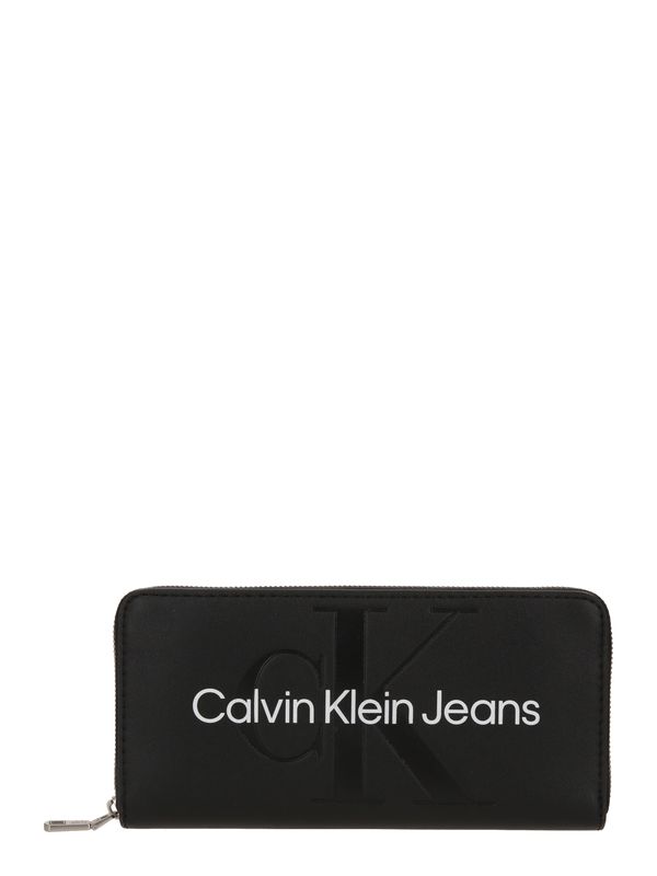 Calvin Klein Jeans Calvin Klein Jeans Denarnica  črna / bela