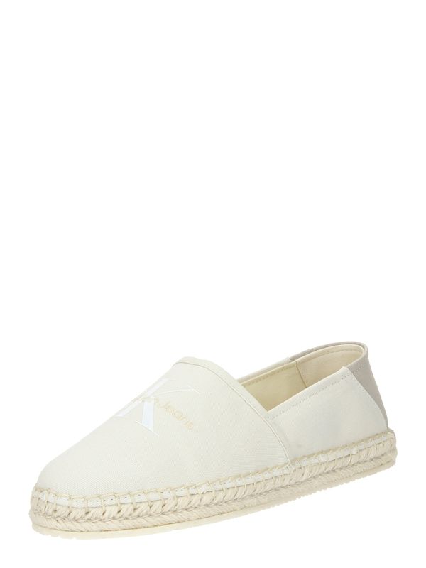 Calvin Klein Jeans Calvin Klein Jeans Espadrile  svetlo siva / bela / volneno bela