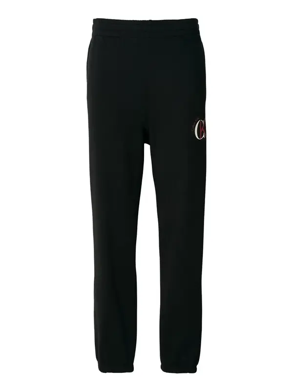 Calvin Klein Jeans Calvin Klein Jeans Hlače  burgund / črna / bela