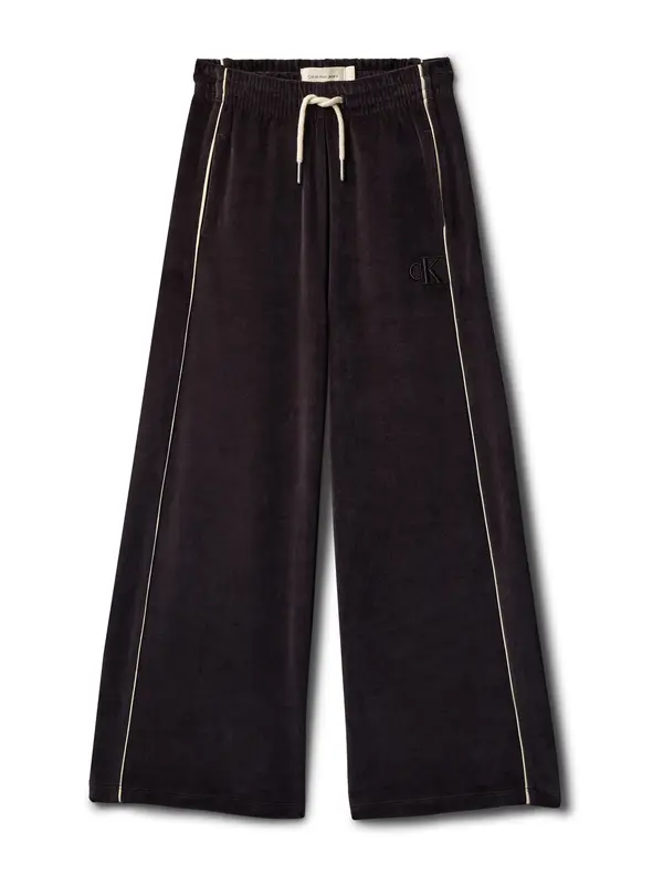 Calvin Klein Jeans Calvin Klein Jeans Hlače  črna / bela
