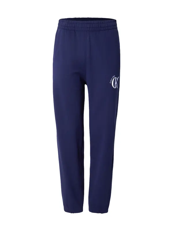 Calvin Klein Jeans Calvin Klein Jeans Hlače  mornarska / pastelno modra / bela