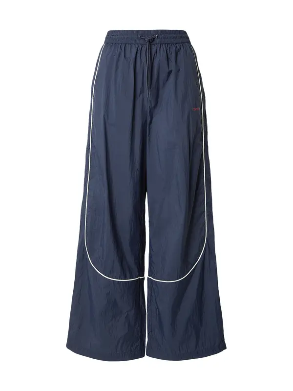 Calvin Klein Jeans Calvin Klein Jeans Hlače 'TECH'  mornarska / bela