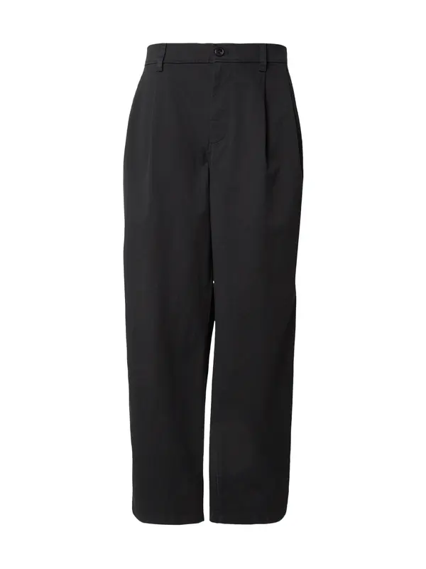 Calvin Klein Jeans Calvin Klein Jeans Hlače z naborki  črna