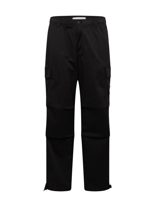 Calvin Klein Jeans Calvin Klein Jeans Kargo hlače  črna