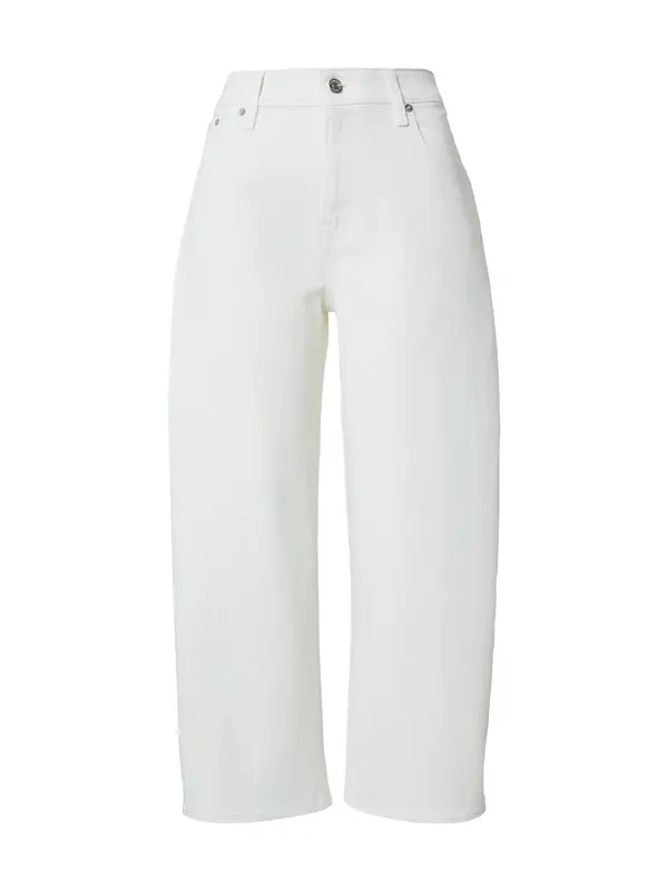 Calvin Klein Jeans Calvin Klein Jeans Kavbojke 'Cropped Barrel Leg'  bela