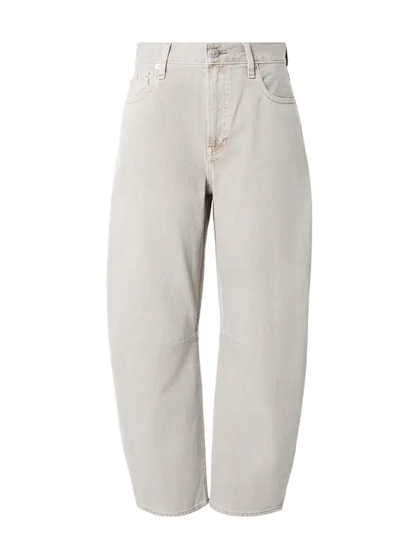 Calvin Klein Jeans Calvin Klein Jeans Kavbojke 'Cropped Barrel'  svetlo siva