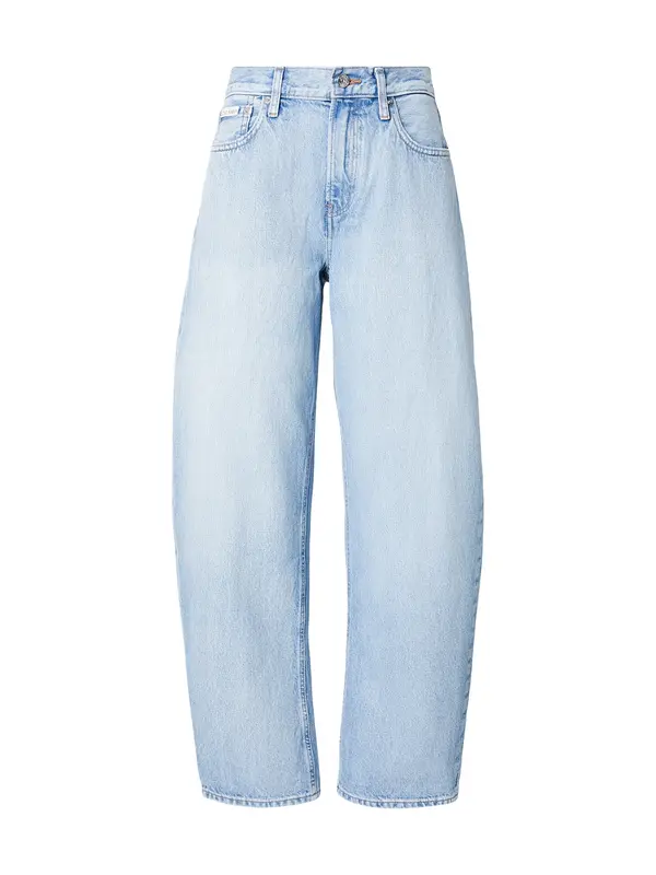 Calvin Klein Jeans Calvin Klein Jeans Kavbojke 'Faded Relaxed Barrel Leg'  svetlo modra