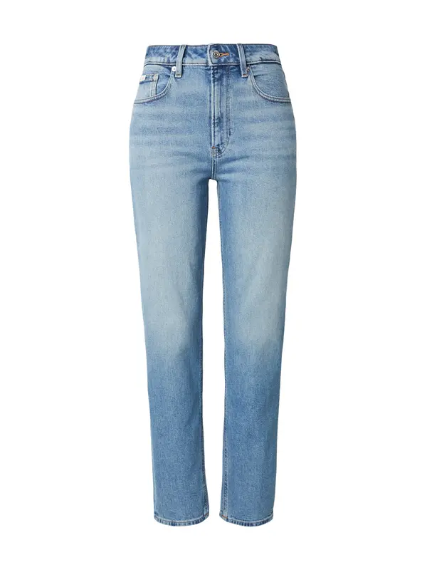 Calvin Klein Jeans Calvin Klein Jeans Kavbojke 'Faded Whiskered Mom'  svetlo modra