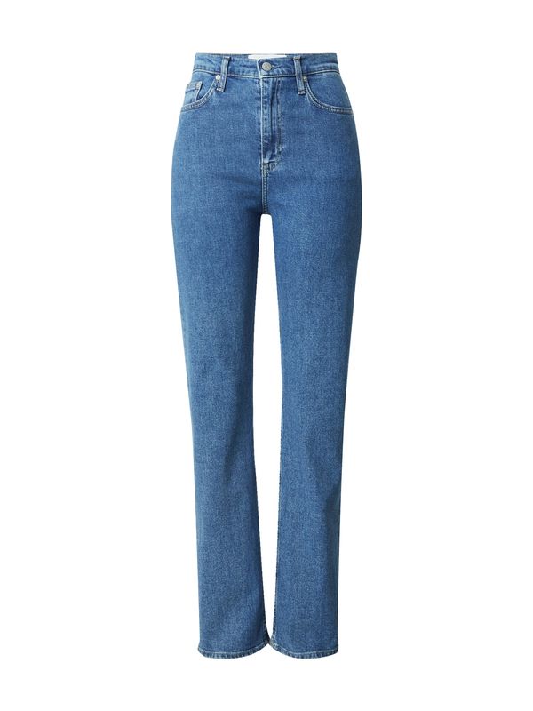 Calvin Klein Jeans Calvin Klein Jeans Kavbojke 'HIGH RISE STRAIGHT'  moder denim