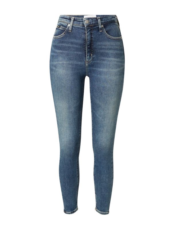 Calvin Klein Jeans Calvin Klein Jeans Kavbojke 'HIGH RISE SUPER SKINNY ANKLE'  temno modra