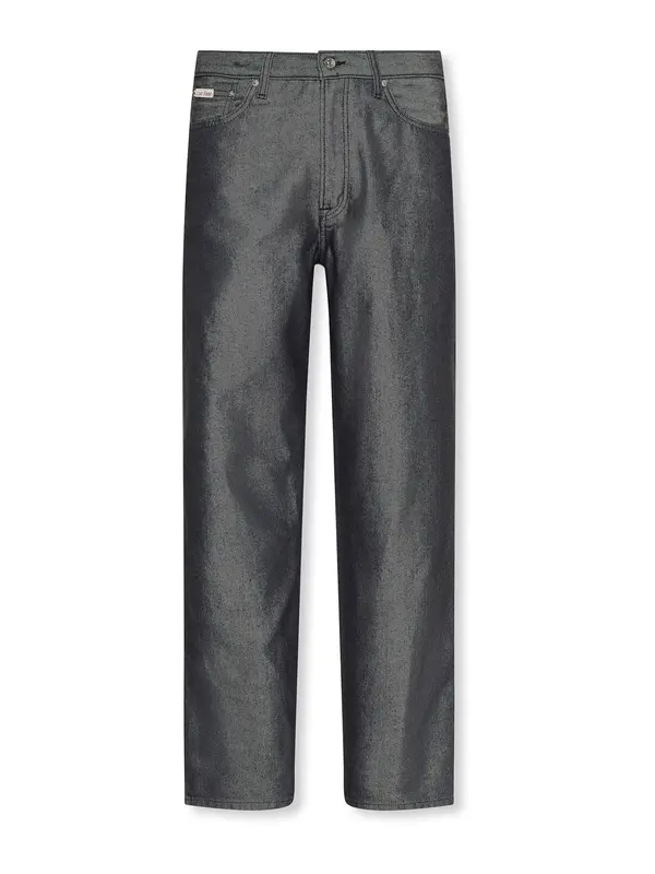 Calvin Klein Jeans Calvin Klein Jeans Kavbojke 'Whiskered Slim'  temno modra
