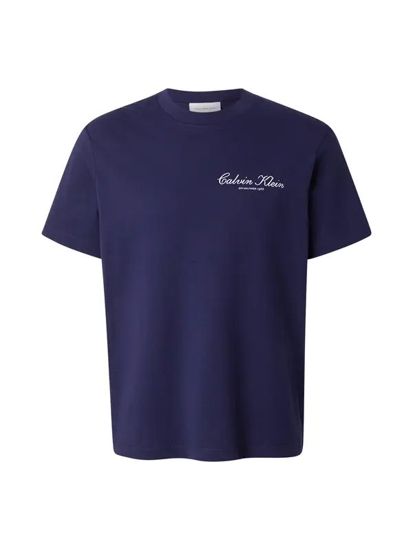 Calvin Klein Jeans Calvin Klein Jeans Majica '20S MARCH'  mornarska / bela