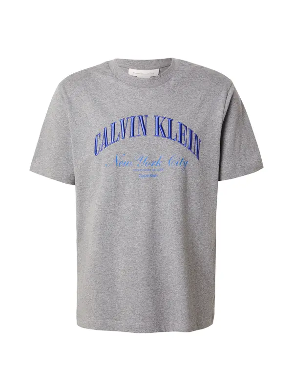 Calvin Klein Jeans Calvin Klein Jeans Majica '20S'  modra / pegasto siva