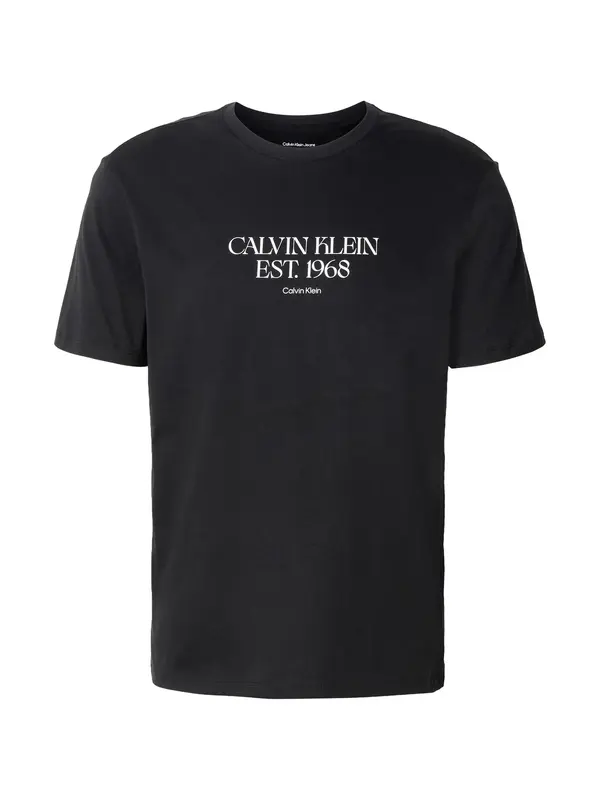 Calvin Klein Jeans Calvin Klein Jeans Majica '30S'  črna / bela
