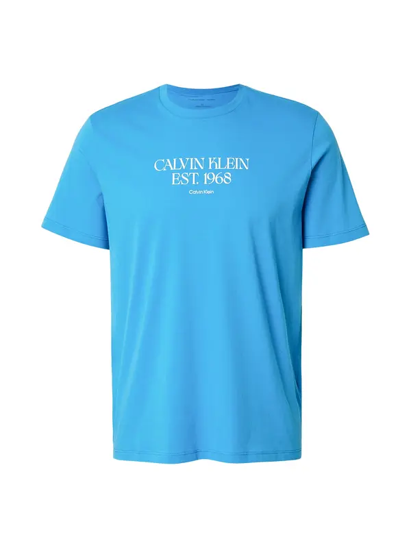 Calvin Klein Jeans Calvin Klein Jeans Majica '30S'  nebeško modra / bela