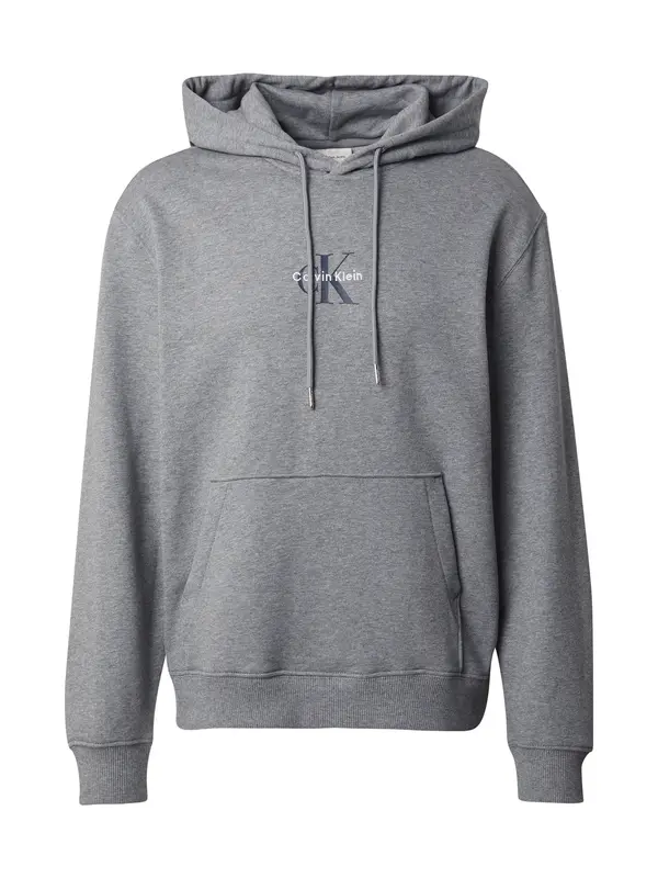 Calvin Klein Jeans Calvin Klein Jeans Majica  bazaltno siva / pegasto siva / bela