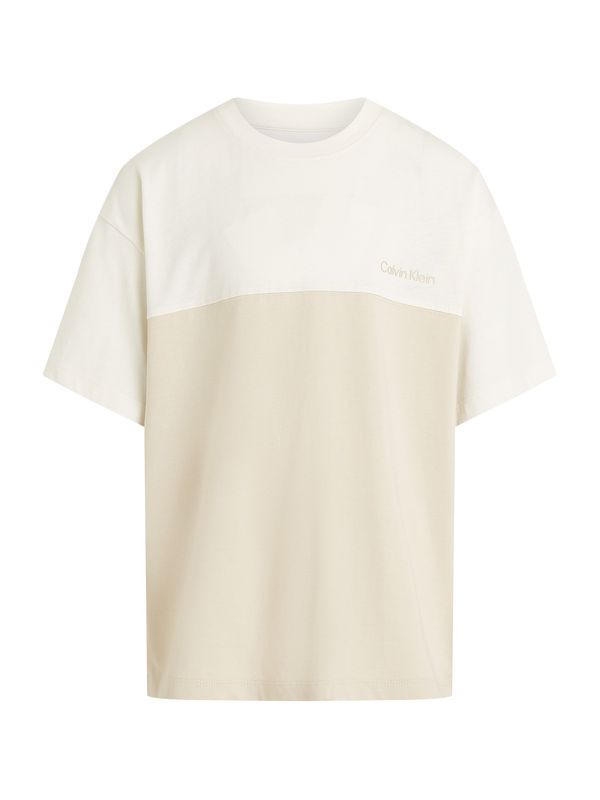 Calvin Klein Jeans Calvin Klein Jeans Majica  bež / bela