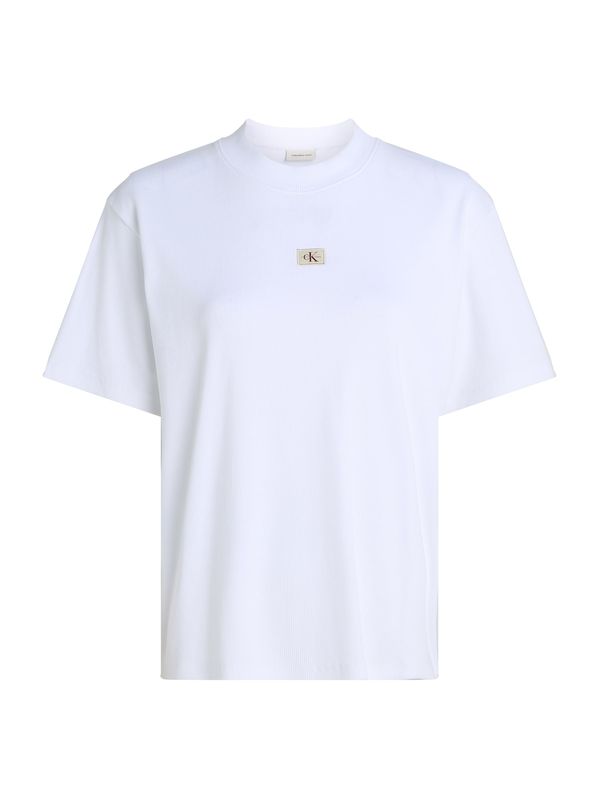 Calvin Klein Jeans Calvin Klein Jeans Majica  bež / črna / jajčna lupina