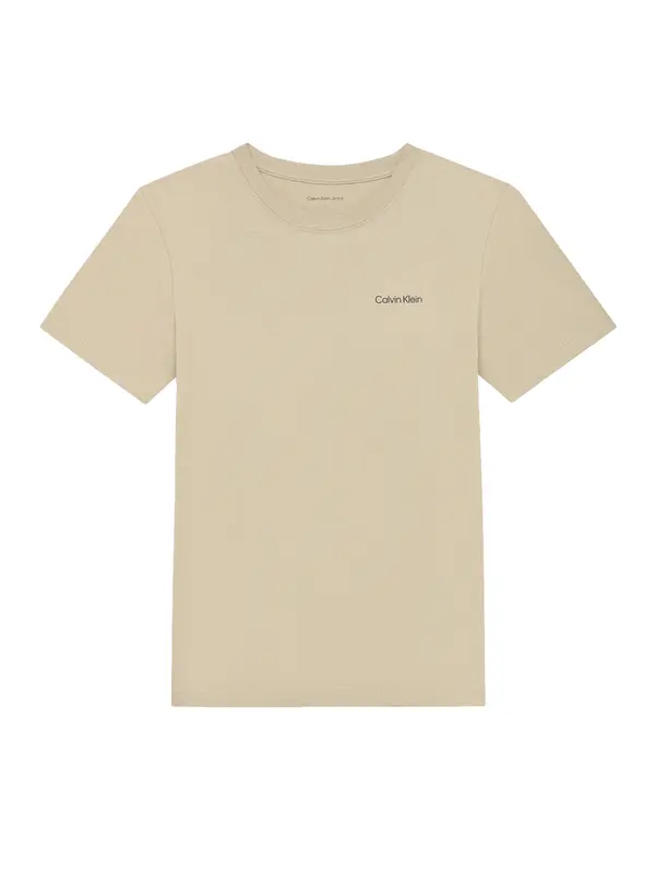 Calvin Klein Jeans Calvin Klein Jeans Majica  bež / črna