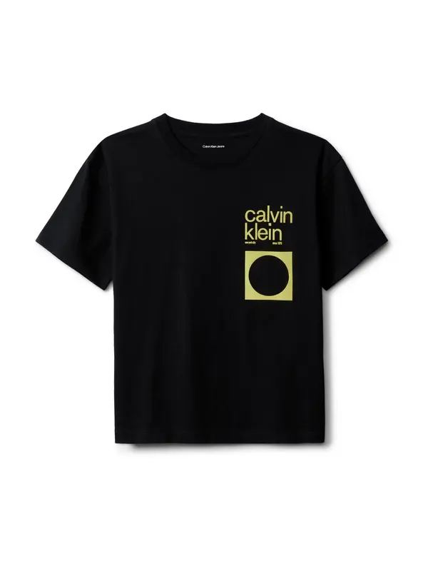 Calvin Klein Jeans Calvin Klein Jeans Majica 'CITY SCENE'  temno siva / kivi / črna / bela